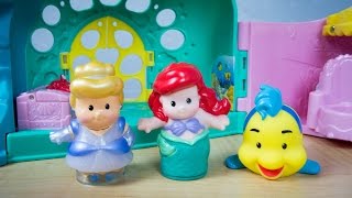 FisherPrice Little People Disney Princess Ariel and Flounder Playset [upl. by Enneirdna903]