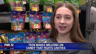 Alina Morse CEO and Founder of Zollipops on WFLD FOX News in Chicago [upl. by Nikos]