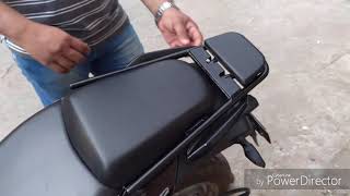 Dominar 4004 step adjustable Pillion Backrest Comfort amp confident for pillion ridercustomised [upl. by Aihcrop]