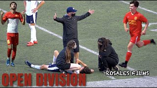 Serious Head Injury Semi Final Cathedral Catholic vs Del Norte High Boys Soccer [upl. by Fairman]