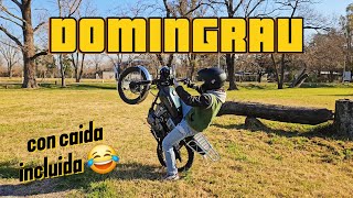 Domingo de Wheelie 🔥 Zanella Sapucai 150 Stunt [upl. by Ahtinak]