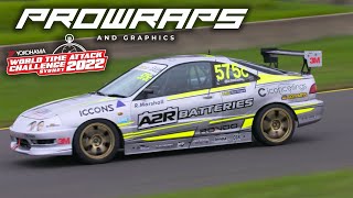 Prowraps A2R Batteries Honda Integra in Clubsprint at 2022 World TIme Attack Challenge [upl. by Emlynn]