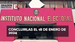 INE aprobó iniciar las precampañas el 20 de noviembre [upl. by Epperson]