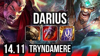 DARIUS vs TRYNDAMERE TOP  6k comeback 66 winrate Legendary 39k DMG  EUW Master  1411 [upl. by Ahtar167]