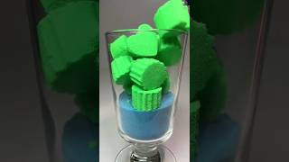 Very Satisfying and Relaxing Kinetic Sand ASMR drop and squish satisfying shorts [upl. by Nnylatsyrc]