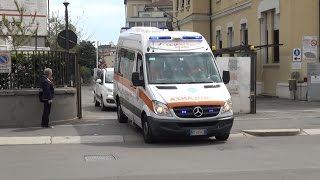 Ambulanza PA Croce dOro Milano in emergenza  Italian ambulance responding [upl. by Enyleuqcaj]