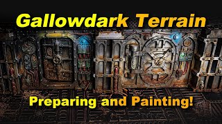 How to Paint Boarding Action Kill Team Gallowdark Terrain [upl. by Elihu415]