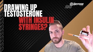 Insulin syringes for testosterone injections [upl. by Quirk]