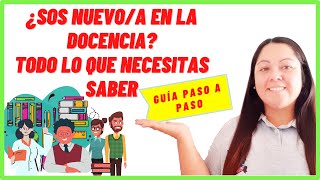 👨‍🏫👩‍🏫¿SOS ESTUDIANTE O NUEVOA EN LA DOCENCIA 👉TODO LO QUE NECESITAS SABER 👌 [upl. by Abocaj]