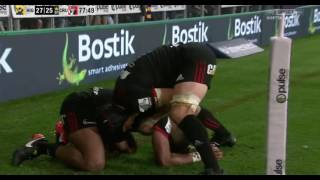 Seta tamanivalu try Highlanders vs Crusaders [upl. by Shermie]