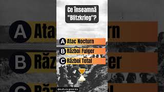 Cultură Generală 5 Întrebări Întrun Minut al Doilea Război Mondial [upl. by Almena66]