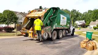 Waste Management Freightliner M2 112 McNeilus TagAxle Rear Loader [upl. by Ase591]