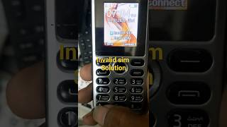 All keypad mobile invalid sim card solution  china mobile sim no service noservice invalidsim [upl. by Buerger950]