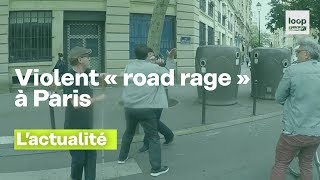 Violent « road rage » à Paris [upl. by Anauqal102]