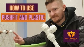 How To Use Push Fit Plumbing Fittings  Plumbing with Plastic Pipe [upl. by Hayotal]