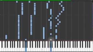 Two Steps From Hell Winterspell  Piano Arrangement Midi Visualisation [upl. by Malilliw505]