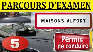 Examen Parcours Permis MaisonAlfort 5 2019 [upl. by Chessy]