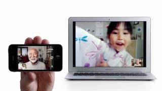 Apple iPhone 4 TV CM  FaceTime 日本語 [upl. by Kylah738]