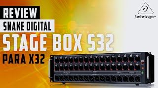 S32 IO Stage Box con 32 preamps controlables remotamente MIDAS 16 Salidas y Red AES50 [upl. by Mccartan]