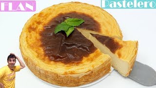 FLAN PASTELERO o flan PARISINO 🍰🍮🥧  Tarta de CREMA PASTELERA 🍰🍮 Cremosa y fácil🥧 Receta  502 [upl. by Karalee656]