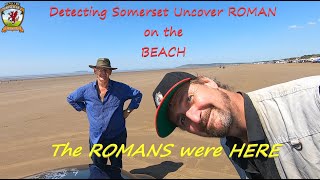 Metal Detecting Somerset ROMAN FOUND ON THE BEACH [upl. by Papagena]