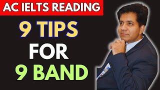 Academic IELTS Reading  9 TIPS For 9 BAND By Asad Yaqub [upl. by Roane]