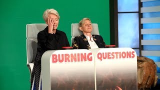 Emma Thompson Kinda Plays Burning Questions [upl. by Theobald]