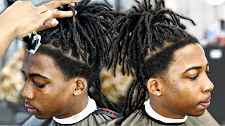 NEW GEMS 2024 HAIRCUT TUTORIAL MID TAPER DREADS 4K [upl. by Eseilanna880]