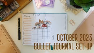 October bullet journal set up [upl. by Boucher]