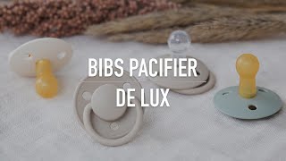 BIBS pacifiers  De Lux [upl. by Towbin]