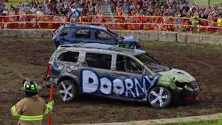 Forest Fair Demolition Derby 2023 Vans [upl. by Pressey]