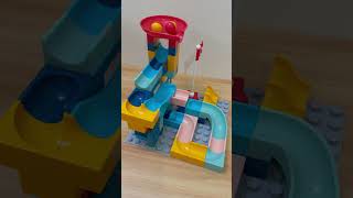 Marble Run Race ASMR • 033 🔴 Satisfying Building Blocks [upl. by Arreik]