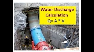 How to Calculate the Discharge or Flow Rate of a Penstock Pipe for Hydro Power Project [upl. by Sanson]