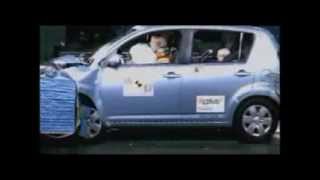 Crash test Daihatsu Sirion 2005 [upl. by Nahsin]