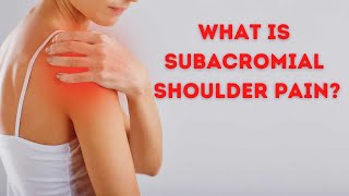 What is subacromial shoulder pain [upl. by Malita]