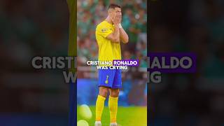 Ronaldos Tears A Testament to Unmatched Passion  💔 football shortsfeed viral [upl. by Marra]