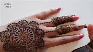 Classic Henna Mandala Design [upl. by Anitsyrk403]