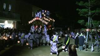 平成22年 神戸市東灘区保久良神社例大祭宵宮鷺の宮宮入6小路1 [upl. by Osnofla686]