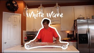 WHITE WAVE LONGBOARD CRUISER UNBOXING AND REVIEW  Vlog 105 [upl. by Kathlene49]