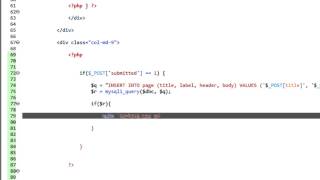 Developing a Dynamic Website 2014  Part 35  Run an INSERT Query When an HTML Form is Submitted [upl. by Ahsok]