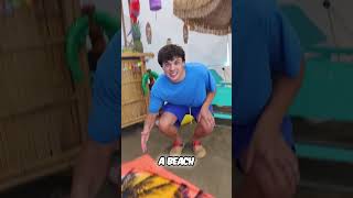 Stokes Twins Create Your Indoor Beach Paradise Slip and Slide Fun Subscribe for moreStokesTwins [upl. by Anirba]