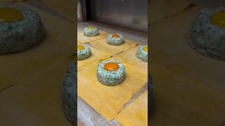 How to make Egg Yolk Pasta Raviolo Al Uovo [upl. by Admana137]