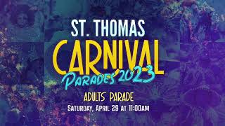 St Thomas Carnival Adults Parade WTJX presents LIVE coverage of the St Thomas Carnival Adults [upl. by Lia]