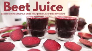 How to Make Beetroot Juice and Benefits of Beets  Kuvings REVO 830 Juicer [upl. by Melosa]