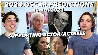 2024 Oscar Predictions  Supporting ActorActress  August 2023 [upl. by Benn]