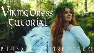 Viking dress tutorial Serk underdress shift [upl. by Hibben]