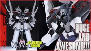 The Biggest Baddest Gundam Model Kit HG Neo Zeong Narrative Review [upl. by Adiuqram891]