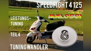 Wandler  Tuning  Speedfight 4 125  Wandler  Malossi  Tuning  Roller [upl. by Tersina]