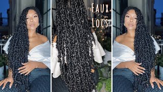 Free Sprit Faux Locs x Soft Locs x Trendy Tresses [upl. by Noevart]