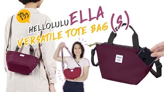 Shop กระเป๋า Hellolulu Ella Versatile Tote Bag S [upl. by Agnimod663]